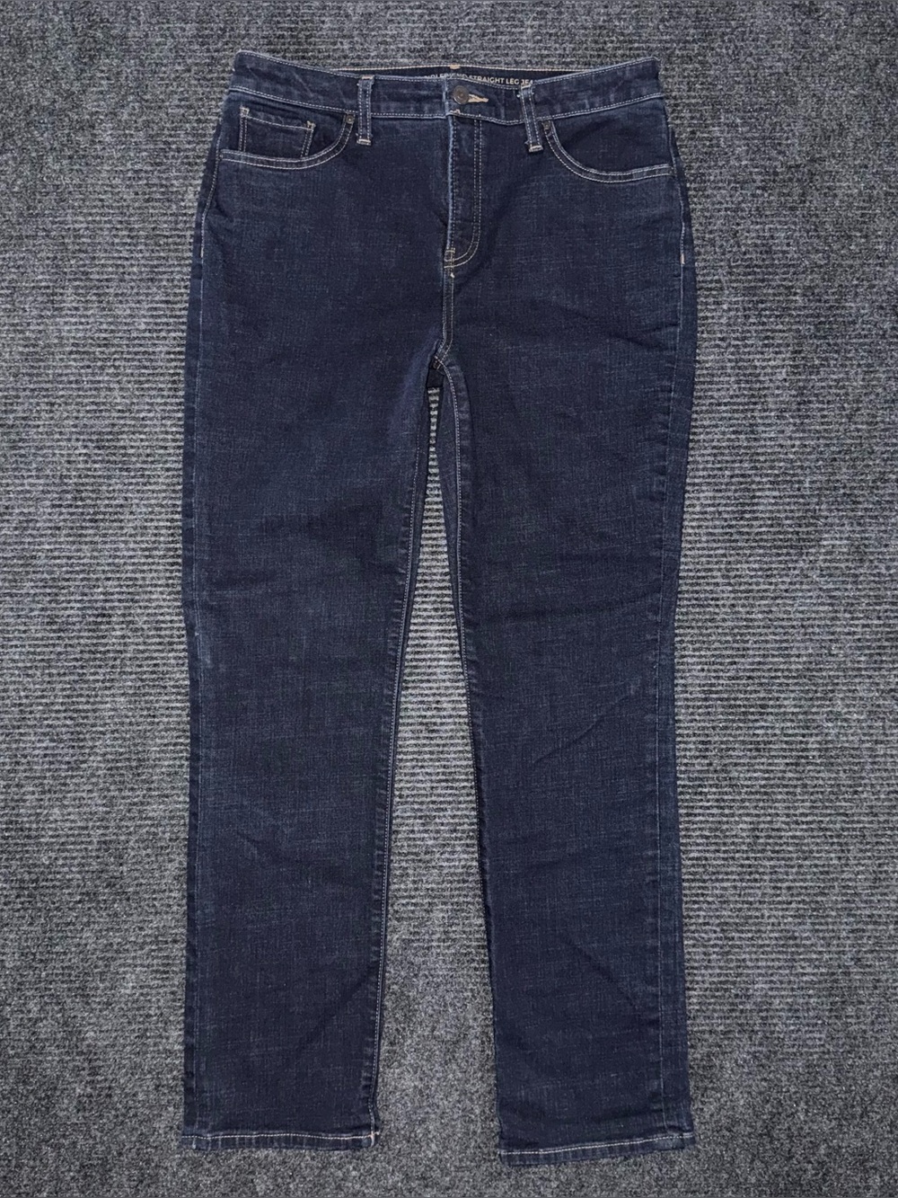 Chico’s So Slimming Girlfriend Straight Leg Jeans Women’s U.S 8 / chicos 1 Dark